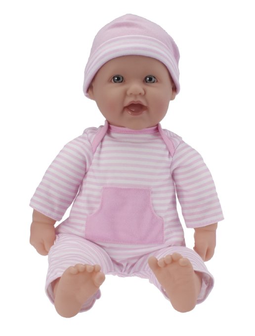 JC Toys, La Baby 16-inch Washable Soft Body Pink Play Doll - For Children 2 Years Or Older, Designed by Berenguer