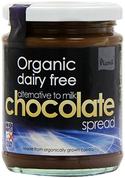 Plamil Dairy Free Organic Alternative to Milk Chocolate Spread 275 g (Pack of 6)