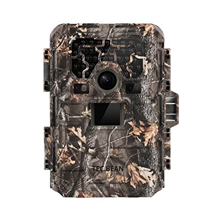 TEC.BEAN 12MP 1080P HD Game & Trail Hunting Camera No Glow Infrared Scouting Camera with 36pcs 940nm IR LEDs for Night Vision up to 75ft (SG-009)