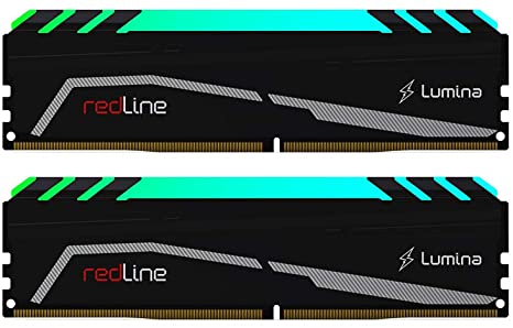 Mushkin Redline Lumina – DDR4 RGB Gaming DRAM – 32GB (2x16GB) UDIMM Memory Kit – 4000MHz (PC4-32000) CL-18 – 288-pin 1.35V Desktop RAM – XMP Ready – LED Heatsink – (MLA4C400JNNM16GX2)