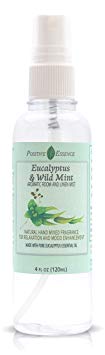 Eucalyptus & Wild Mint Room and Linen Spray - Natural Aromatic Mist Made with PURE EUCALYPTUS AND WILD MINT ESSENTIAL OILS - Relax Your Body & Mind – Refreshing Non-Toxic Air Freshener Odor Eliminator