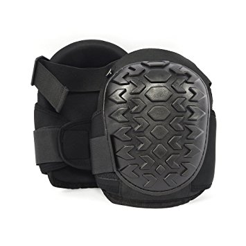 Golden V Professional Gel Knee Pads，for Work and Train with Heavy Duty Foam Padding，Super Comfortable Knee Pad For Gardening, Construction, Concrete, Roofing & Flooring