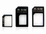 for iPhone 5 Nano SIM Card Adapter Black