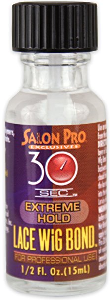 Salon Pro 30 Sec Lace Wig Extreme Hold Bond 0.5 Oz