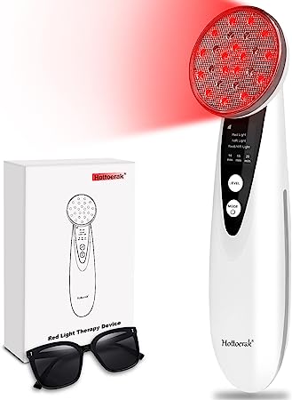 Hottoerak Red Light Therapy Device, Red Light Therapy for Body, Near Infrared Light Therapy 660nm & 850nm for Pain Relief, Skin Care