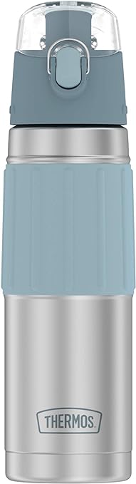 THERMOS Stainless Steel Hydration Bottle, 18 Ounce, Gray