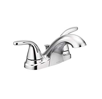 Moen 84603 Two Adler 4 in. Centerset 2-Handle Bathroom Faucet in Chrome