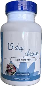 15 Day Gut Cleanse - Gut and Colon Support,Pastillas De Los 15 Dias para Limpiar El Colon,15 Days Gut Cleanse,Help Gut Cleanse&Colon Cleanse,Focus On Gut Health for Women (1pc)