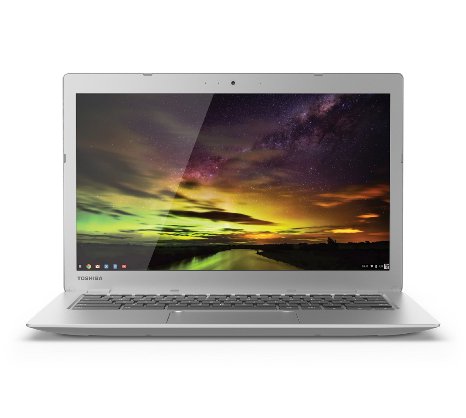 Toshiba CB35-B3330  13.3 Inch Chromebook (Intel Celeron, 2GB, 16GB SSD, Silver)