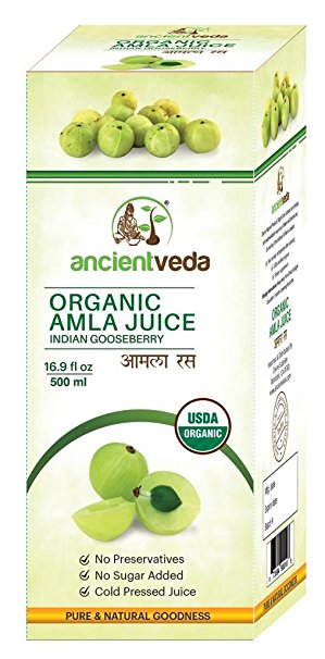Amla Juice Organic / Indian Gooseberry 500 ml - USDA Certified Organic