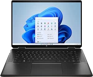 HP Spectre x360 2-in-1 Laptop 2023 16" 3K  IPS Touchscreen 14-Core Intel i7-13700H 16GB DDR4 2TB SSD Iris Xe Graphics Thunderbolt 4 Wi-Fi 6E Backlit KB Fingerprint Windows 10 Home Pen w/ONT 32GB USB