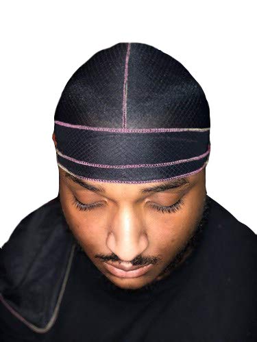So Many Waves Durags For 360, 540,720 Waves (Black Magic-Textured)