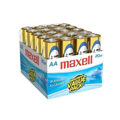 Maxell Gold Series Alkaline Battery Bulk Retail Pack