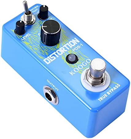 Koogo Guitar Solo Distortion Pedal High Gain Dist-Pedal with Dynamic Response and Definition Keep Particles Smooth