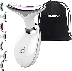 Nadove Neck Facial Massage Tool, Neck Face Massager, Multifunctional Facial Massage Device, Sculptings Tool, White