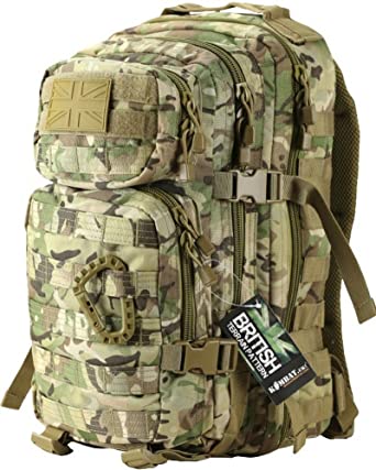 Kombat UK Small Molle Assault Pack 28 Litre - BTP Camouflage