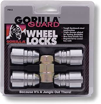 Gorilla Automotive 61621 Acorn Gorilla Guard Locks (12mm x 1.25 Thread Size) - Pack of 4
