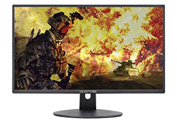 Sceptre 24 Inch FHD LED Gaming Monitor 75Hz 2X HDMI VGA Build-in Speakers, Metal Black 2018