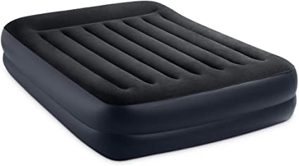 Intex Dura-Beam Series Pillow Rest Raised Airbed with Internal Pump (2021 Model)