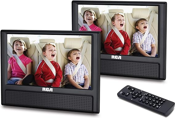 RCA 9-Inch Mobile DVD Player with Additional 9-inch Screen (DRC79982)