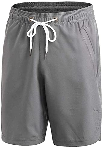 Yuerlian Men's Sports Shorts, Quick Dry Running Workout Shorts for Men, Classic Fit Summer Short with Pockets