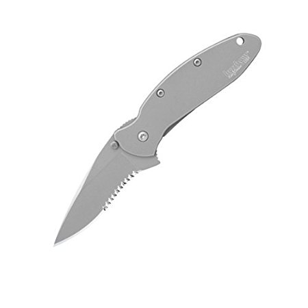 Kershaw Scallion Frame Lock Serrated Knife