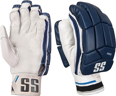 SS Cricket Legend Limited Edition Batting Gloves' Men's, Right Handed (Colors : Blue, Red, Black, White,Green)