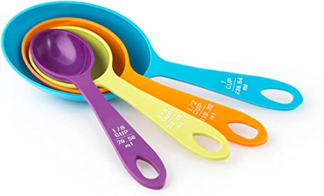 Fox Run Measuring Cup Set, 2 x 6.75 x 14.5 inches, Multicolored