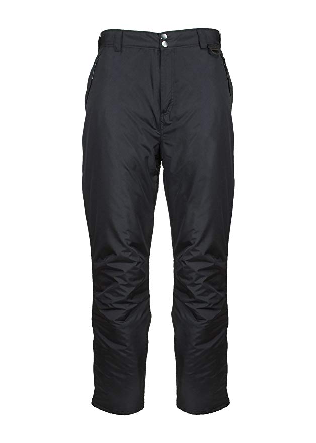 Arctic Quest Mens Water Resistant Insulated Ski Snow Pants