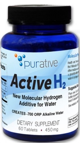 Active H2 All-Natural Molecular Hydrogen Antioxidant (60 tablets) - Purative