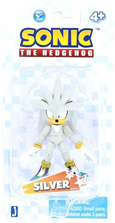 Sonic the Hedgehog Exclusive 3.5 Inch Action Figure Silver the Hedgehog