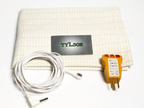 Tylson Earthing/ Grounding Pillowcase With Tester 27" x 20"