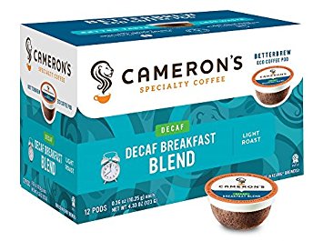 Cameron's Single Serve Coffee, Breakfast Blend Decaf, 12 Count (packaging may vary)