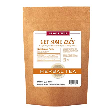 The Republic Of Tea Get Some ZZZ's Herbal Tea For Rest, Gourmet Rooibos Red Tea, 36 Tea Bag Refill
