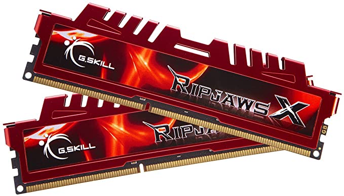 G.SKILL Ripjaws X Series 8GB (2 x 4GB) Desktop Memory, 240-Pin DDR3 SDRAM, 1600 MHz, PC3 12800 (F3-12800CL9D-8GBXL)