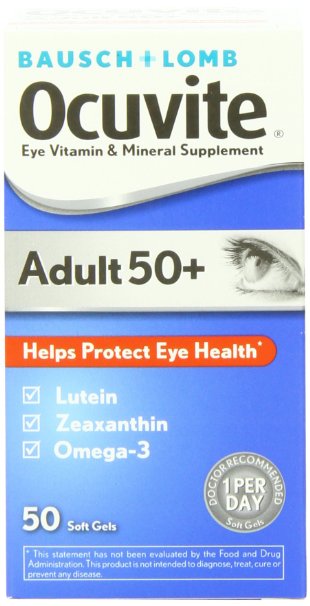 Ocuvite Adult 50 Vitamin and Mineral Supplement 50-Count Soft Gels