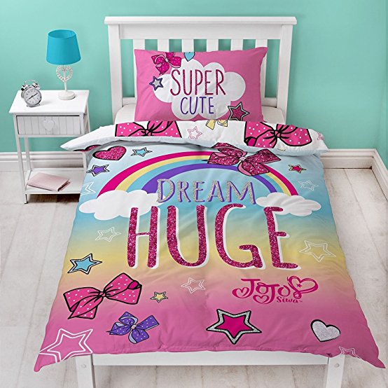 Jo Jo Siwa Bows Cute Single Panel Duvet Cover Bed Set