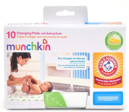 Munchkin Disposable Changing Pads 18" X 26.75" -10 Each (Pack of 3) [Health and Beauty]