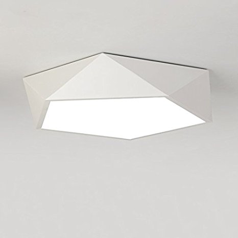 Electro_BP;Modern Simple Art Ceiling Light Geometric LED Light Max 18W With LED Lights Painted Finish