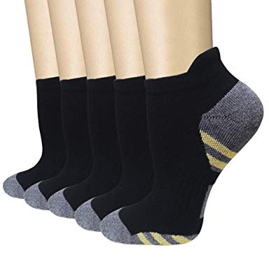 Sport Plantar Fasciitis Compression Socks Arch Support Ankle Socks - Best For Running, Athletic, and Travel