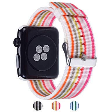 Pantheon Compatible Apple Watch Band 38mm 40mm Nylon - Compatible iWatch Bands/Strap for Women or Men Fits Series 4 3 2 1