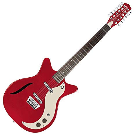 Danelectro 59 Vintage 12-String Electric Guitar (Metallic Red)