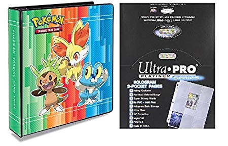 Pokemon X & Y 2" 3-Ring Binder with 100 Ultra Pro Platinum 9-Pocket Sheets