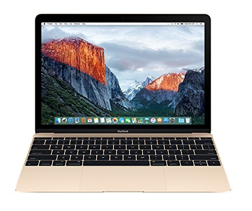 Apple Macbook Retina Display Premium Laptop (12 Inch Full-HD LED Backlit IPS Display, Intel Core M-5Y31 1.1GHz up to 2.4GHz, 8GB RAM, 256GB SSD, Wi-Fi, Bluetooth 4.0) Gold (Certified Refurbished)