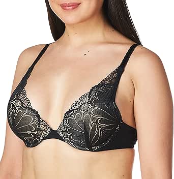 Wonderbra Women's Refined Glamour Triangle Underwire Push-up Bra