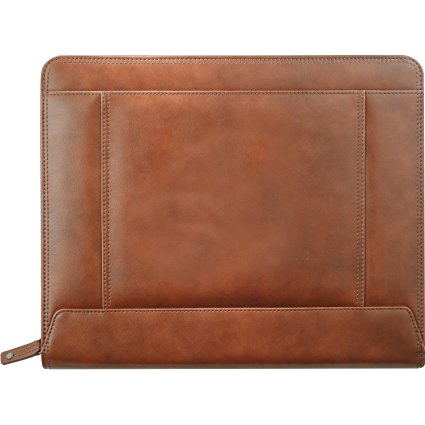 Cutter & Buck Legacy Leather Zippered Pad folio, Brown