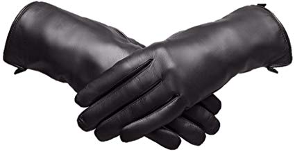 Baraca Women's Leather Gloves, Touchscreen Texting Driving Winter Leather Gloves,
