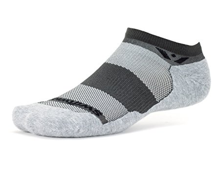 Swiftwick - Maxus ZERO, No-Show Compression Socks for Running and Golf