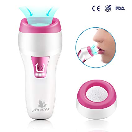 Automatic Lip Plumper Enhancer - Portable Hand-Size USB Charging Sexy Full Lip Plumper with Durable Battery,3 Different Shift Suction,Instant Lip Enhancement Really Work without Lip Fillers(Rose Red)