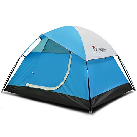 Mountaintop 2 Person Dome Tent Lightweight Camping Instant Tent 210 x 150 x 130cm/210 x 140 x 110cm